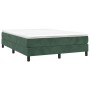 Estructura de cama de terciopelo verde 140x190 cm de vidaXL, Camas y somieres - Ref: Foro24-3120769, Precio: 101,92 €, Descue...