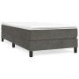 Dark gray velvet bed frame 90x190 cm by vidaXL, Beds and slatted bases - Ref: Foro24-3120743, Price: 87,99 €, Discount: %