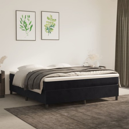 Light gray velvet bed frame 160x200 cm by vidaXL, Beds and slatted bases - Ref: Foro24-3121128, Price: 121,92 €, Discount: %