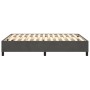 Estructura de cama de terciopelo gris oscuro 140x190 cm de vidaXL, Camas y somieres - Ref: Foro24-3121115, Precio: 113,18 €, ...