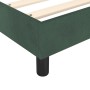 Dunkelgrüner Boxspring-Bettrahmen aus Samt, 160 x 200 cm von vidaXL, Betten und Lattenroste - Ref: Foro24-3121129, Preis: 127...