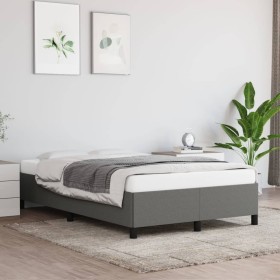 Dark gray fabric bed frame 120x200 cm by vidaXL, Beds and slatted bases - Ref: Foro24-347051, Price: 142,70 €, Discount: %