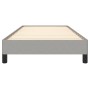 Light gray fabric bed frame 100x200 cm by vidaXL, Beds and slatted bases - Ref: Foro24-346696, Price: 82,56 €, Discount: %