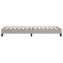 Light gray fabric bed frame 100x200 cm by vidaXL, Beds and slatted bases - Ref: Foro24-346696, Price: 82,56 €, Discount: %