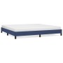 Blau-taupegrauer Stoffbettrahmen 200x200 cm von vidaXL, Betten und Lattenroste - Ref: Foro24-346750, Preis: 110,61 €, Rabatt: %