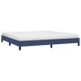 Blue taupe gray fabric bed frame 200x200 cm by vidaXL, Beds and slatted bases - Ref: Foro24-346750, Price: 110,61 €, Discount: %