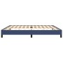 Blue taupe gray fabric bed frame 200x200 cm by vidaXL, Beds and slatted bases - Ref: Foro24-346750, Price: 110,61 €, Discount: %