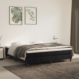 Estructura de cama de terciopelo gris claro 180x200 cm de vidaXL, Camas y somieres - Ref: Foro24-3120786, Precio: 112,24 €, D...