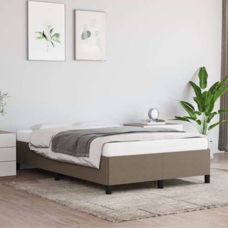 Estructura de cama de tela gris taupe 120x200 cm de vidaXL, Camas y somieres - Ref: Foro24-347054, Precio: 141,06 €, Descuent...