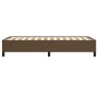 Estructura de cama de tela marrón 80x200 cm de vidaXL, Camas y somieres - Ref: Foro24-347021, Precio: 93,40 €, Descuento: %