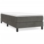 Dark gray velvet bed frame 90x200 cm by vidaXL, Beds and slatted bases - Ref: Foro24-3120749, Price: 72,64 €, Discount: %