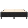 Estructura de cama de terciopelo negra 140x200 cm de vidaXL, Camas y somieres - Ref: Foro24-3121122, Precio: 118,53 €, Descue...