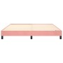 Estructura de cama de terciopelo rosa 160x200 cm de vidaXL, Camas y somieres - Ref: Foro24-3120783, Precio: 122,51 €, Descuen...