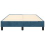 Blauer Samtbettrahmen 120x200 cm von vidaXL, Betten und Lattenroste - Ref: Foro24-3120764, Preis: 96,99 €, Rabatt: %