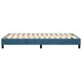 Blue velvet bed frame 120x200 cm by vidaXL, Beds and slatted bases - Ref: Foro24-3120764, Price: 96,99 €, Discount: %