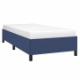 Estructura de cama de tela azul 90x200 cm de vidaXL, Camas y somieres - Ref: Foro24-347040, Precio: 94,59 €, Descuento: %