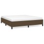 Estructura de cama tela marrón oscuro 180x200 cm de vidaXL, Camas y somieres - Ref: Foro24-347085, Precio: 150,32 €, Descuent...