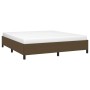 Estructura de cama tela marrón oscuro 180x200 cm de vidaXL, Camas y somieres - Ref: Foro24-347085, Precio: 150,32 €, Descuent...