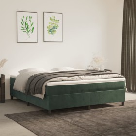 Estructura de cama de terciopelo verde 180x200 cm de vidaXL, Camas y somieres - Ref: Foro24-3121135, Precio: 158,28 €, Descue...