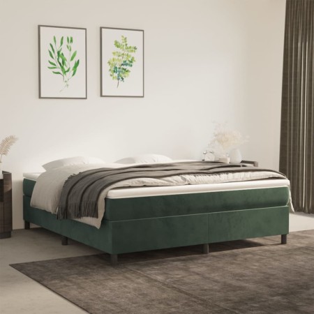 Green velvet bed frame 180x200 cm by vidaXL, Beds and slatted bases - Ref: Foro24-3121135, Price: 161,40 €, Discount: %