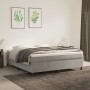 Estructura de cama de terciopelo gris claro 160x200 cm de vidaXL, Camas y somieres - Ref: Foro24-3121126, Precio: 140,72 €, D...