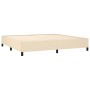 Estructura de cama de tela color crema 200x200 cm de vidaXL, Camas y somieres - Ref: Foro24-347095, Precio: 142,43 €, Descuen...