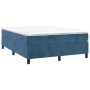 Blue velvet bed frame 140x190 cm by vidaXL, Beds and slatted bases - Ref: Foro24-3121118, Price: 124,86 €, Discount: %