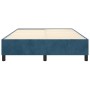 Blue velvet bed frame 140x190 cm by vidaXL, Beds and slatted bases - Ref: Foro24-3121118, Price: 124,86 €, Discount: %