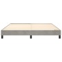 Estructura de cama de terciopelo gris claro 160x200 cm de vidaXL, Camas y somieres - Ref: Foro24-3120778, Precio: 106,79 €, D...