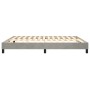 Estructura de cama de terciopelo gris claro 160x200 cm de vidaXL, Camas y somieres - Ref: Foro24-3120778, Precio: 106,79 €, D...