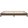 Estructura de cama de tela marrón 160x200 cm de vidaXL, Camas y somieres - Ref: Foro24-346731, Precio: 100,12 €, Descuento: %