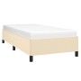 Estructura de cama de tela color crema 80x200 cm de vidaXL, Camas y somieres - Ref: Foro24-347023, Precio: 88,52 €, Descuento: %