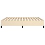 Cream fabric bed frame 180x200 cm by vidaXL, Beds and slatted bases - Ref: Foro24-347087, Price: 130,21 €, Discount: %