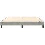 Estructura de cama de terciopelo gris claro 180x200 cm de vidaXL, Camas y somieres - Ref: Foro24-3120784, Precio: 116,61 €, D...