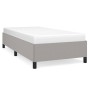 Estructura de cama de tela gris claro 90x190 cm de vidaXL, Camas y somieres - Ref: Foro24-347026, Precio: 97,99 €, Descuento: %