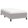 Estructura de cama de tela gris claro 90x190 cm de vidaXL, Camas y somieres - Ref: Foro24-347026, Precio: 97,99 €, Descuento: %