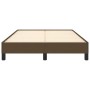 Dark brown fabric bed frame 120x200 cm by vidaXL, Beds and slatted bases - Ref: Foro24-346707, Price: 115,99 €, Discount: %