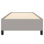 Estructura de cama de tela gris claro 90x190 cm de vidaXL, Camas y somieres - Ref: Foro24-347026, Precio: 97,99 €, Descuento: %