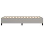 Estructura de cama de tela gris claro 90x190 cm de vidaXL, Camas y somieres - Ref: Foro24-347026, Precio: 97,99 €, Descuento: %