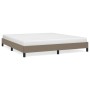 Estructura de cama de tela gris taupe 180x200 cm de vidaXL, Camas y somieres - Ref: Foro24-346740, Precio: 133,72 €, Descuent...