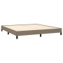 Estructura de cama de tela gris taupe 180x200 cm de vidaXL, Camas y somieres - Ref: Foro24-346740, Precio: 133,72 €, Descuent...