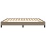 Estructura de cama de tela gris taupe 180x200 cm de vidaXL, Camas y somieres - Ref: Foro24-346740, Precio: 133,72 €, Descuent...