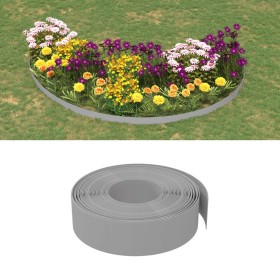 Garden edging 2 pcs gray polyethylene 10 m 15 cm by vidaXL, Garden edging and edging - Ref: Foro24-3155440, Price: 56,68 €, D...