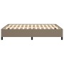 Estructura de cama de tela gris taupe 140x190 cm de vidaXL, Camas y somieres - Ref: Foro24-347062, Precio: 138,97 €, Descuent...