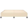 Estructura de cama de tela color crema 160x200 cm de vidaXL, Camas y somieres - Ref: Foro24-347079, Precio: 140,82 €, Descuen...