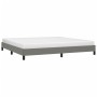 Dark gray fabric bed frame 200x200 cm by vidaXL, Beds and slatted bases - Ref: Foro24-346745, Price: 114,68 €, Discount: %