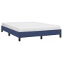 Estructura de cama de tela gris taupe azul 140x200 cm de vidaXL, Camas y somieres - Ref: Foro24-346726, Precio: 96,90 €, Desc...