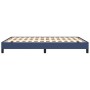 Estructura de cama de tela gris taupe azul 140x200 cm de vidaXL, Camas y somieres - Ref: Foro24-346726, Precio: 96,90 €, Desc...