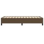 Brown fabric bed frame 100x200 cm by vidaXL, Beds and slatted bases - Ref: Foro24-347045, Price: 110,09 €, Discount: %