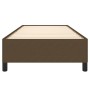 Estructura de cama de tela marrón 90x190 cm de vidaXL, Camas y somieres - Ref: Foro24-347029, Precio: 106,27 €, Descuento: %